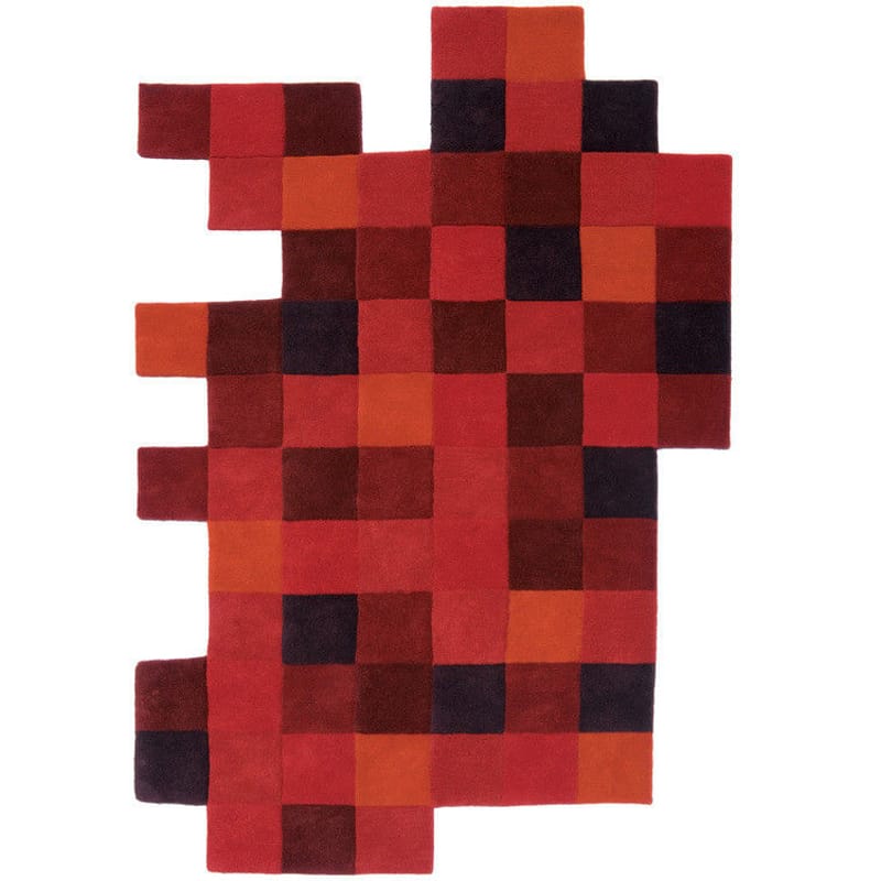 Möbel - Teppiche - Teppich Do-Lo-Rez textil rot 184 x 276 cm - Nanimarquina - Rottöne - Wolle