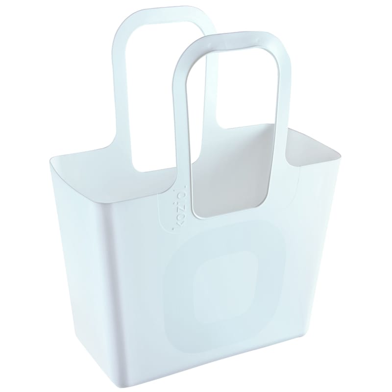 Dekoration - Für Kinder - Korb Tasche XL plastikmaterial weiß - Koziol - Weiß - Plastikmaterial