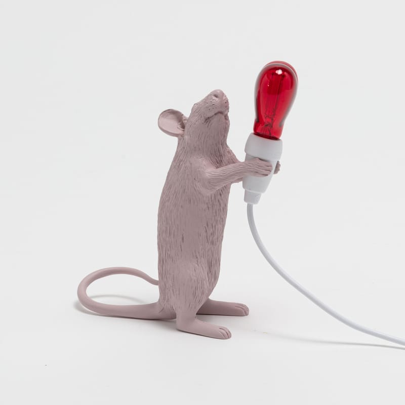 SELETTI MOUSE LAMP STEP GOLD-USB Lampe De Table - DESIGN+ART SELETTI online sur
