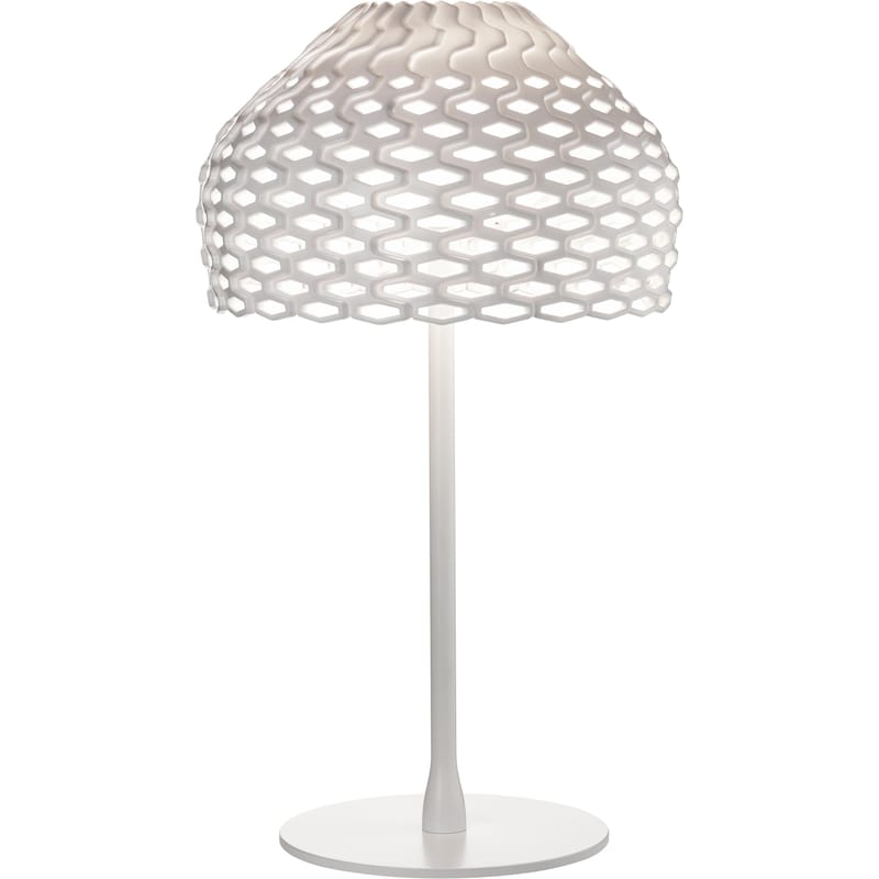 Luminaire - Lampes de table - Lampe de table Tatou plastique blanc / H 50 cm - Flos - Blanc - Méthacrylate, Polycarbonate