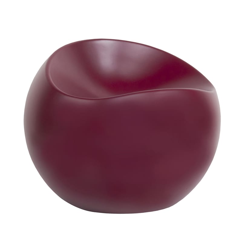 Mobilier - Mobilier Kids - Pouf Ball Chair plastique violet / Finition mate - XL Boom - Bordeaux Mat - ABS recyclé laqué
