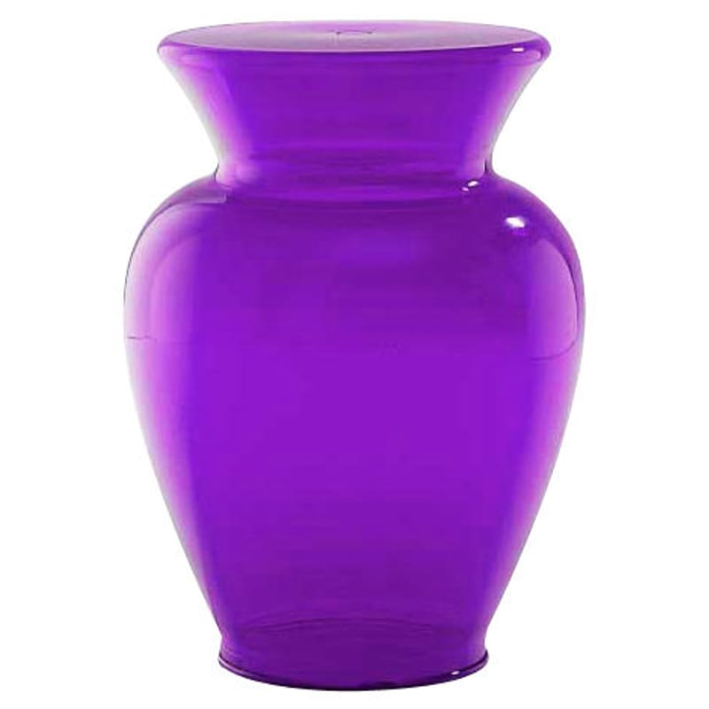 Décoration - Vases - Vase Gargantua plastique violet / H 42,5 x Ø 33 cm - Kartell - Violet - Polycarbonate