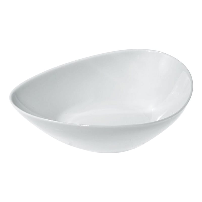 Table et cuisine - Saladiers, coupes et bols - Bol Colombina céramique blanc / 14 x 12 cm - Alessi - A l\'unité / Blanc - Porcelaine
