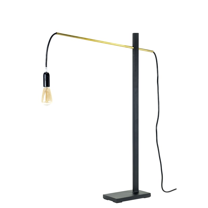 Luminaire - Lampes de table - Lampe à poser Flamingo Small métal noir / H 73 cm - L 50 cm - Serax - Noir / Tube cuivre - Fer