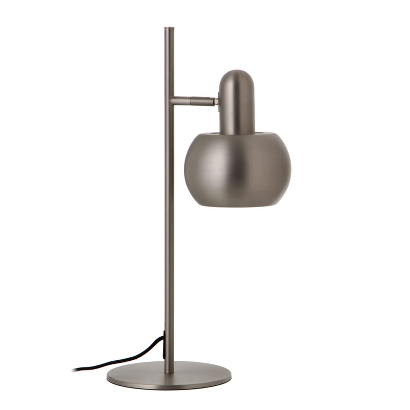 Luminaire - Lampes de table - Lampe de table BF20 gris argent métal / Orientable - Frandsen - Satiné brossé mat - Acrylique, Métal