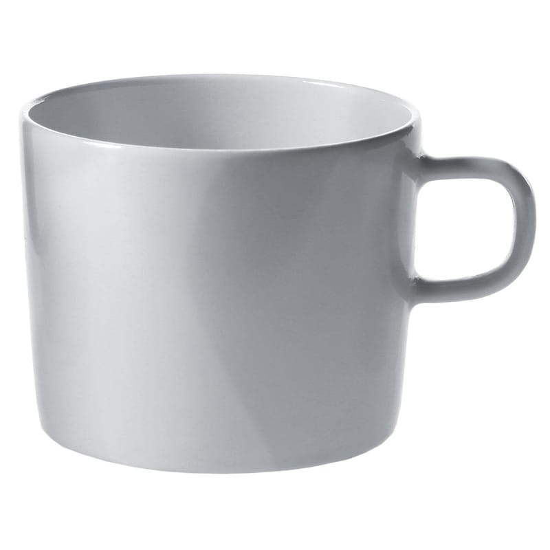 Tisch und Küche - Tassen und Becher - Teetasse Platebowlcup keramik weiß - Alessi - Tasse: Weiß - Porzellan