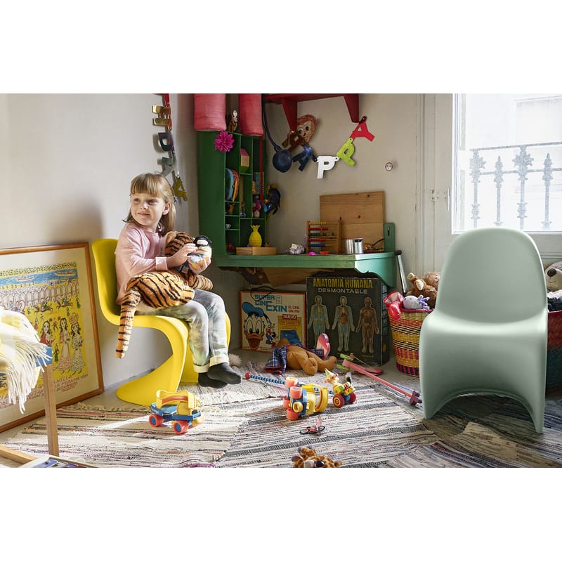 Chaise enfant Panton Junior Vitra - rouge | Made In Design