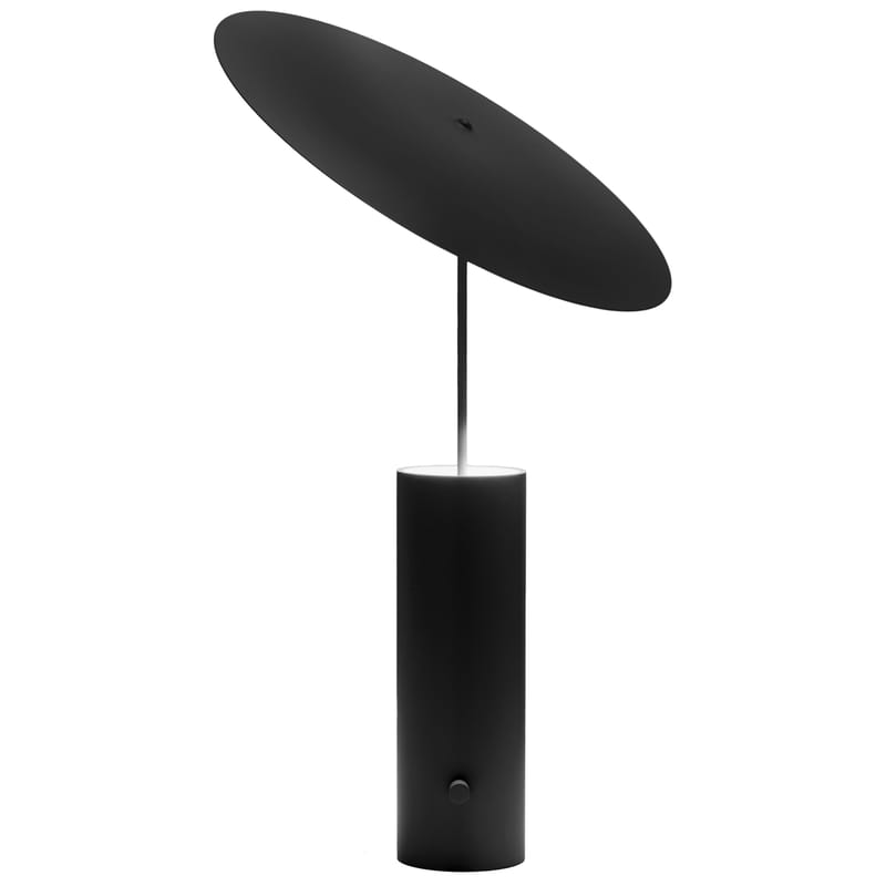 Luminaire - Lampes de table - Lampe de table Parasol LED métal noir / H 50 cm - Innermost - Noir - Acier inoxydable laqué