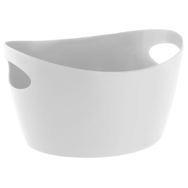 Accessoires - Accessoires salle de bains - Panier Bottichelli M plastique blanc / L 35 x H 17 cm - Koziol - Blanc - PMMA