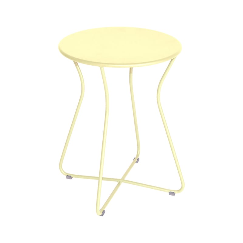 Metal outdoor shop stool table