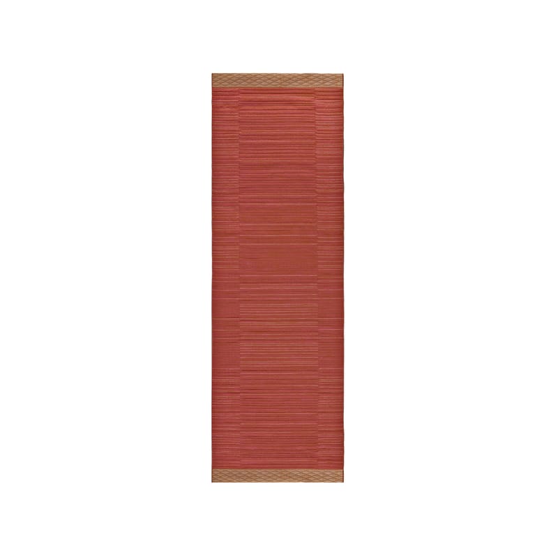 Décoration - Tapis - Tapis d\'extérieur Guna 01 plastique rouge / 80 x 240 cm - Gervasoni - Rouge / 80 x 240 cm - Polypropylène