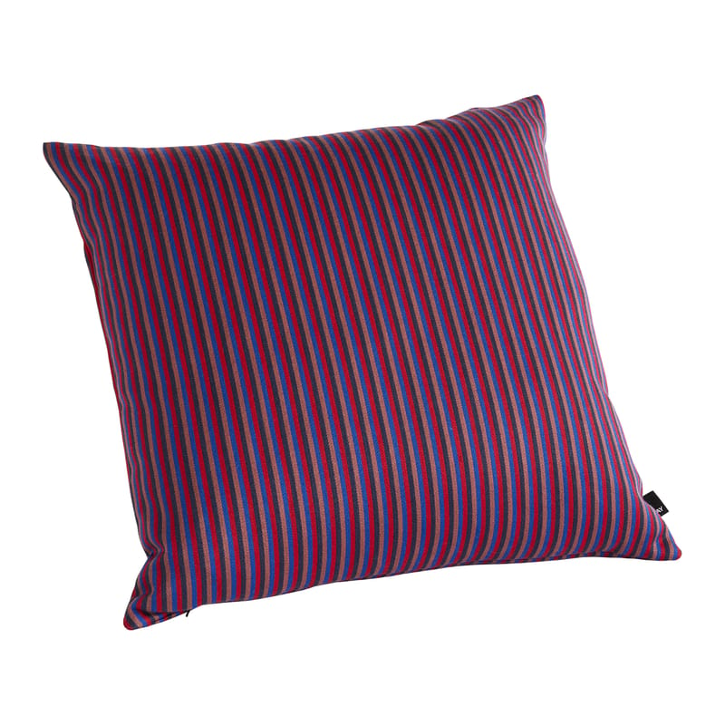 Décoration - Coussins - Coussin Ribbon tissu rouge / 60 x 60 cm - Hay - Rouge -  Plumes, Coton, Laine, Nylon, Polyester