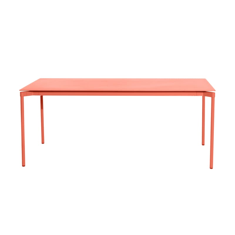 Pink store metal table