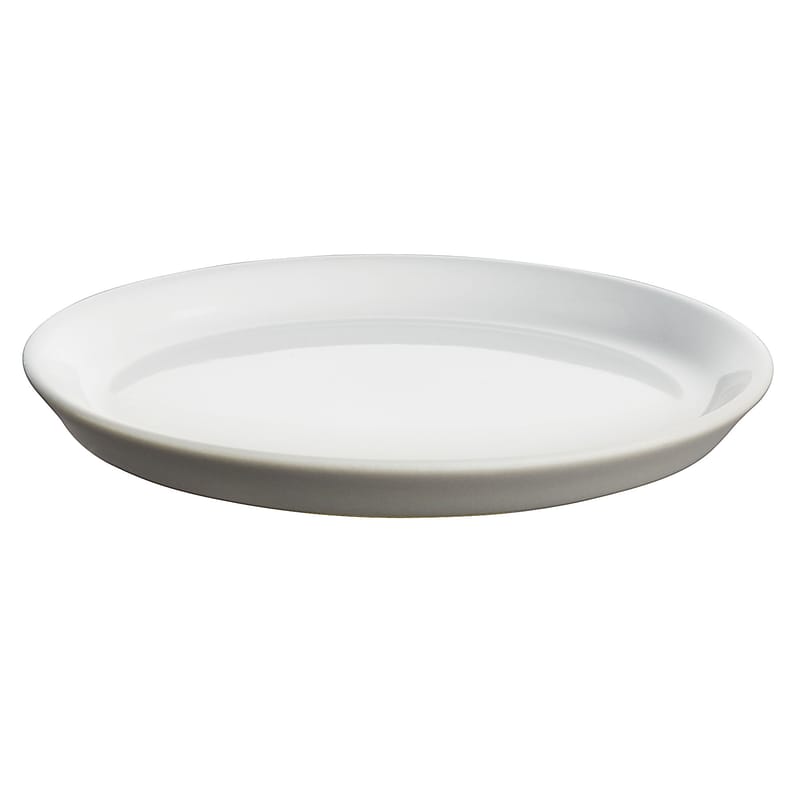 Table et cuisine - Tasses et mugs - Soucoupe  céramique gris blanc pour tasse expresso Tonale - Alessi - Soucoupe / Gris clair - Céramique Stoneware