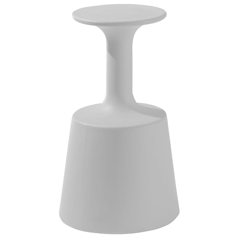 Furniture - Bar Stools - Drink Bar stool plastic material white H 75 cm - Plastic - Slide - White - recyclable polyethylene