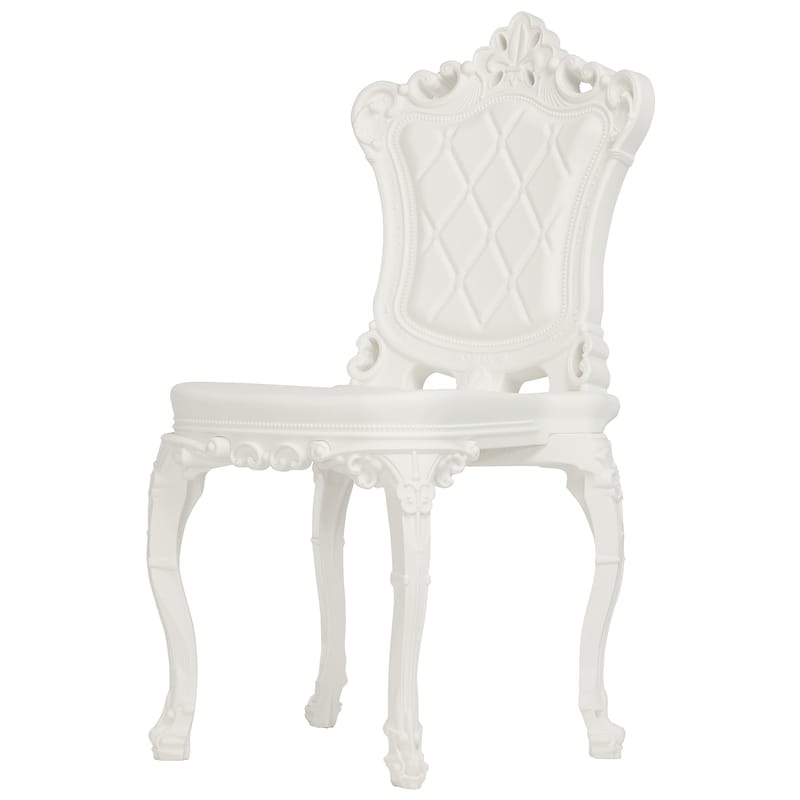 Mobilier - Chaises, fauteuils de salle à manger - Chaise Princess of Love plastique blanc - Design of Love by Slide - Blanc - Polyéthylène rotomoulé