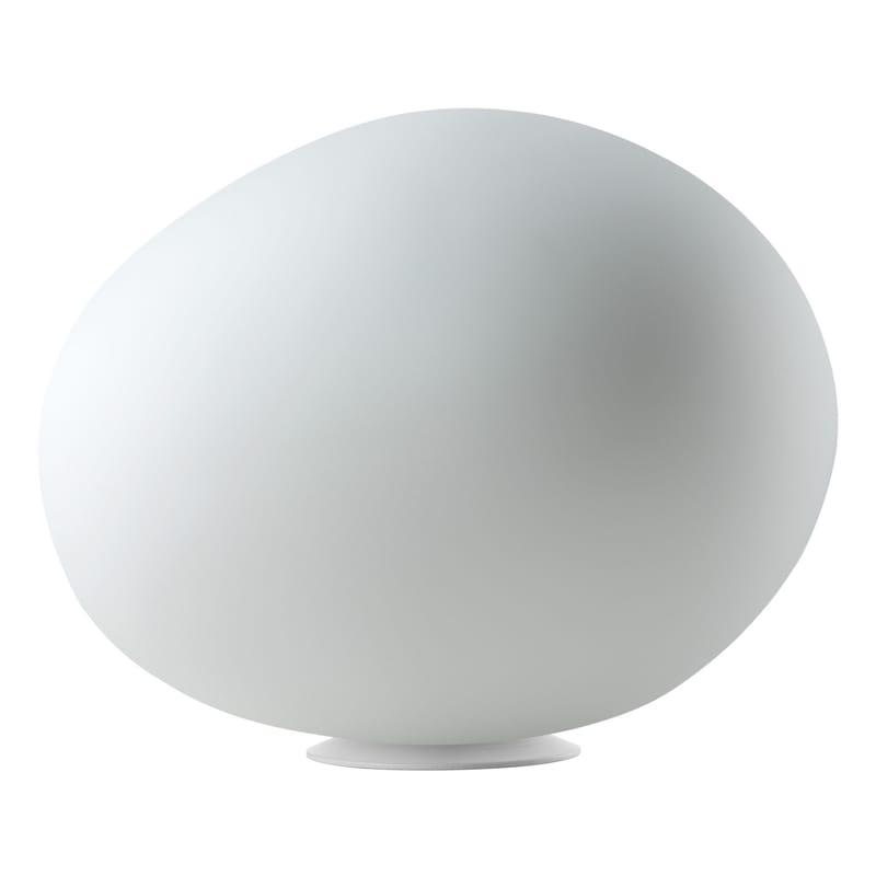 Luminaire - Lampes de table - Lampe d\'extérieur Gregg XL plastique blanc / L 59 cm - Ludovica+Roberto Palomba, 2008 - Foscarini - L 59 cm / Blanc - Acier inoxydable, Polyéthylène