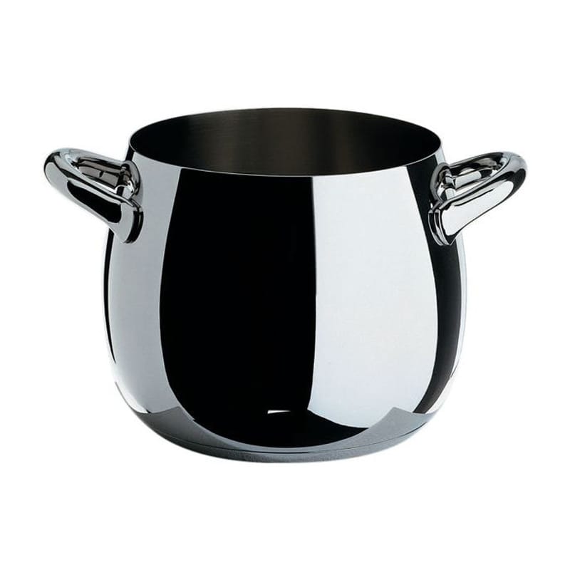 Tableware - Dishes and cooking - Mami Pot metal Ø 24 cm - Alessi - Ø 24 cm - Polished - Stainless steel