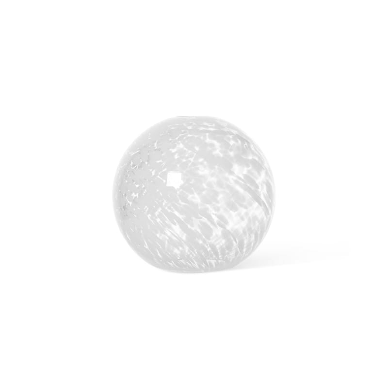 Luminaire - Suspensions - Abat-jour Casca Sphere verre blanc / Pour suspension Collect / Ø 25 cm - Ferm Living - Sphere / Blanc - Verre soufflé bouche