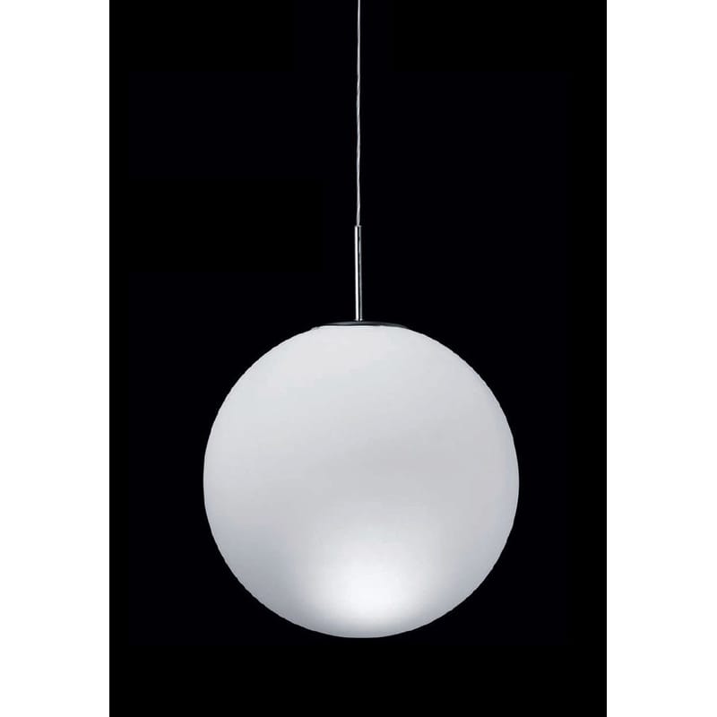 Luminaire - Suspensions - Suspension Asteroïde verre blanc Ø 40 cm - Nemo - Blanc - Ø 40 cm - Verre soufflé