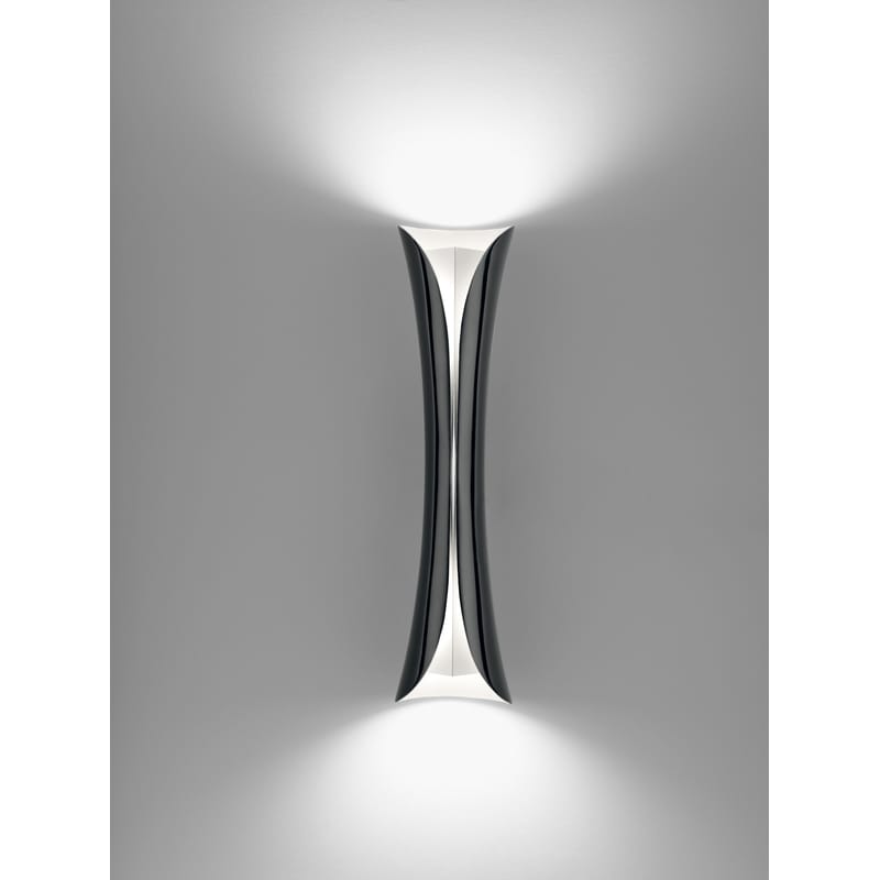 Luminaire - Appliques - Applique Cadmo LED plastique noir - Artemide - Noir - Aluminium, Matériau thermoplastique