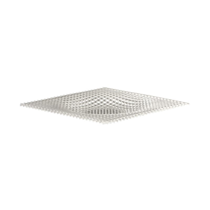 Table et cuisine - Corbeilles, centres de table - Plateau Gravity métal / 36 x 36 cm - Fundamental Berlin - 36 x 36 cm / Acier - Acier inoxydable