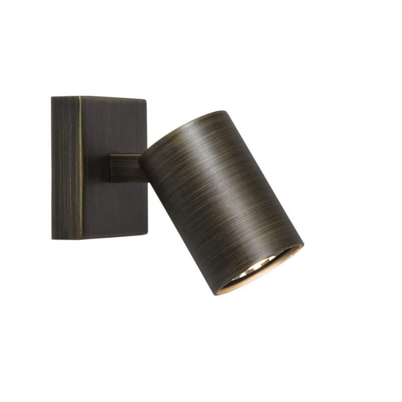 Luminaire - Appliques - Applique Ascoli marron métal / Plafonnier - Spot orientable - Astro Lighting - Bronze - Acier
