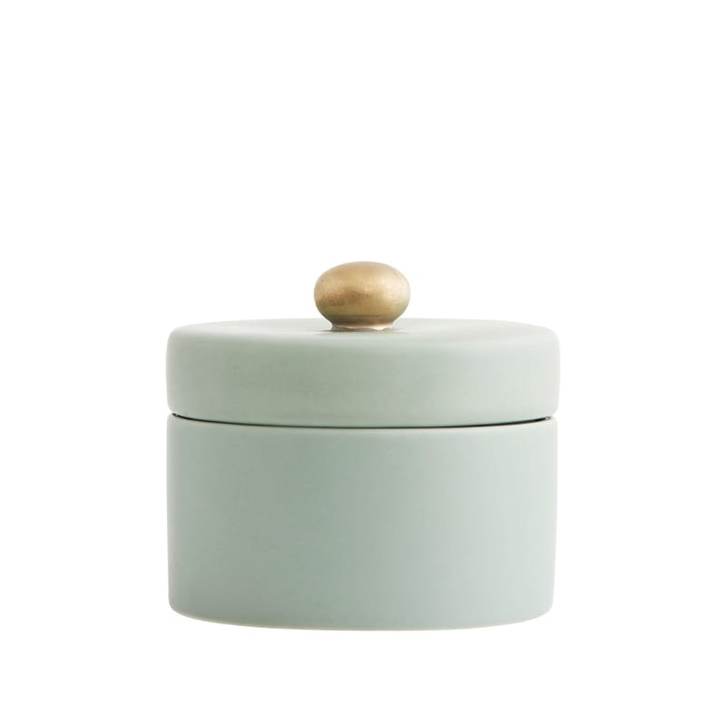 Table et cuisine - Accessoires cuisine - Boîte Pot céramique vert - House Doctor - Vert d\'eau - Porcelaine