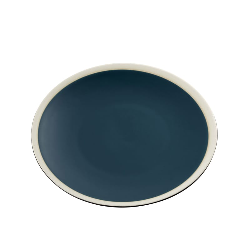 Table et cuisine - Assiettes - Assiette à dessert Sicilia céramique bleu / Ø 20 cm - Maison Sarah Lavoine - Bleu Sarah - Grès peint et émaillé
