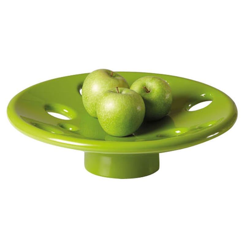 Tableware - Fruit Bowls & Centrepieces - Dots Centrepiece plastic material green - Slide - Green - recyclable polyethylene