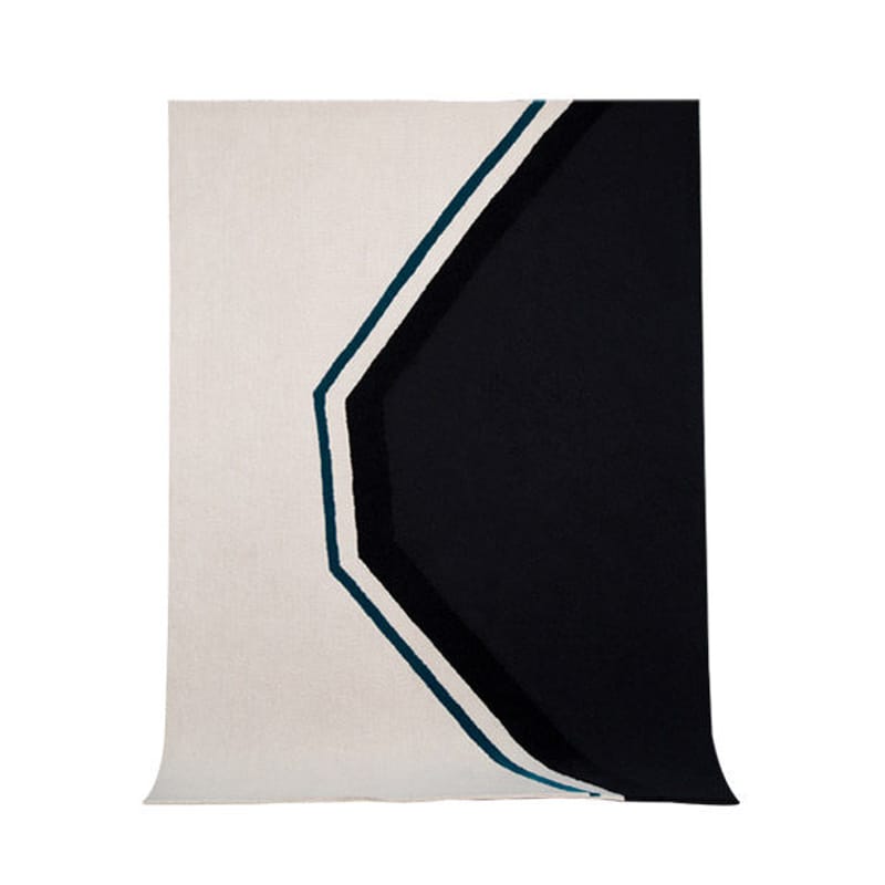 Décoration - Tapis - Tapis Lueur  noir beige / 170 x 240 cm - Tufté main - Maison Sarah Lavoine - Bleu Sarah - Laine