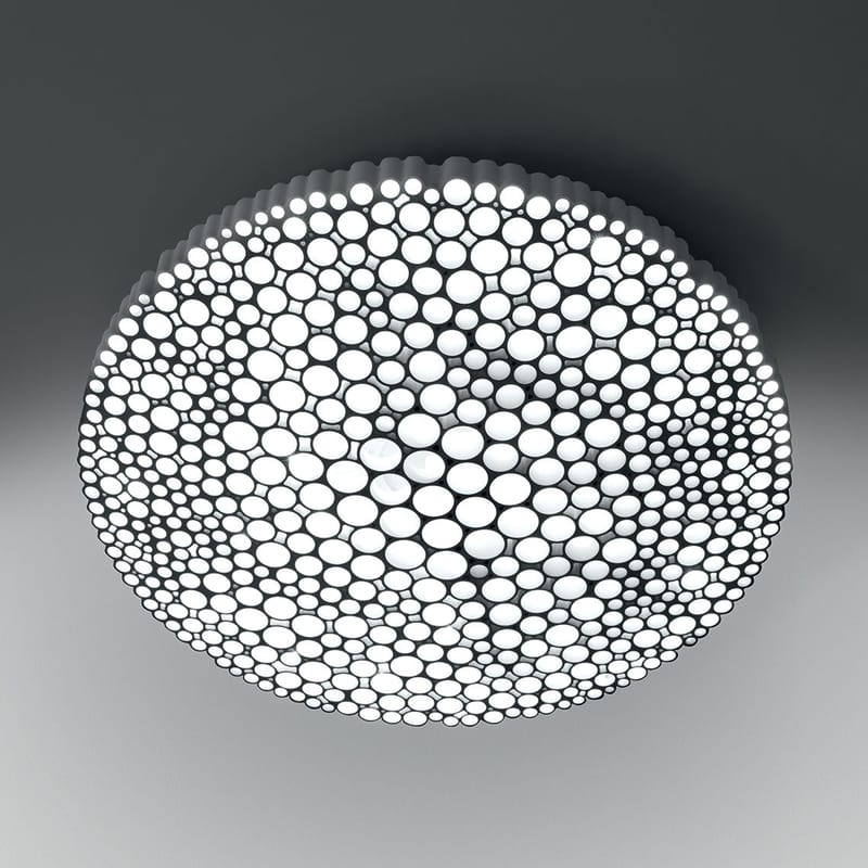 Illuminazione - Lampade da parete - Applique Calipso LED materiale plastico bianco / Plafoniera - Ø 52 cm - Artemide - Bianco - Tecnopolimero
