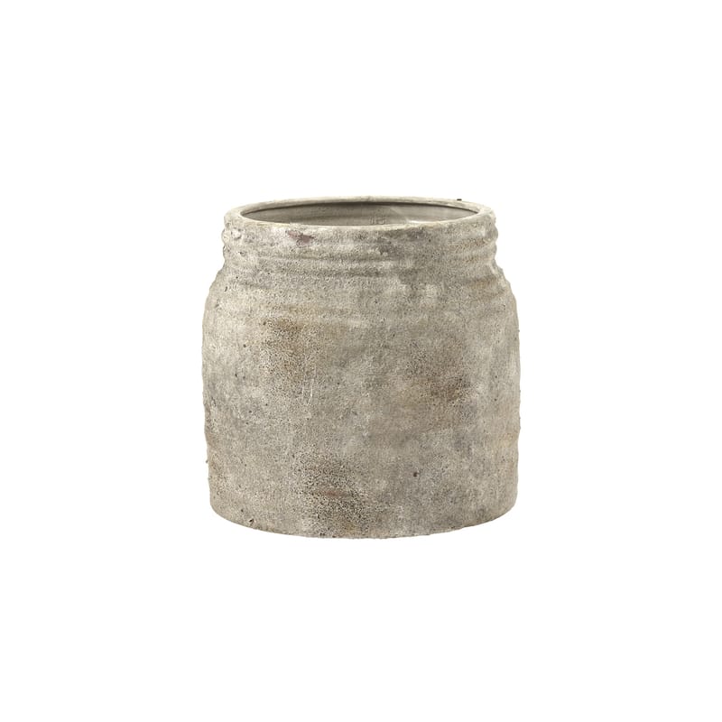 Décoration - Pots et plantes - Cache-pot Large céramique beige / Ø 23,5 x H 22 cm - Serax - H 22 cm / Beige - Grès