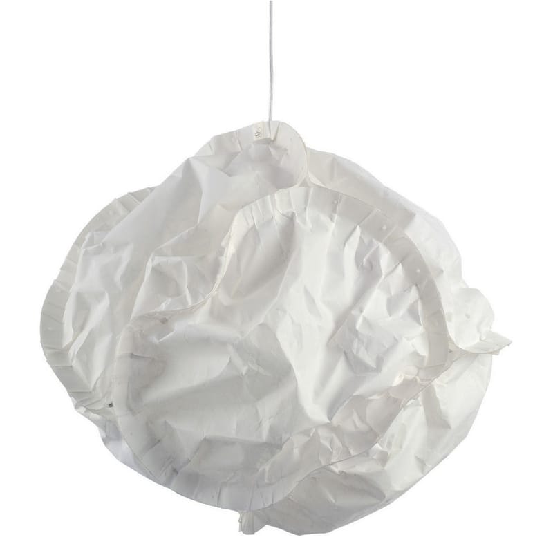 Luminaire - Suspensions - Suspension Cloud plastique papier blanc beige / Ø 48 cm - Belux - Ø 48 cm - Blanc cassé - Polyester