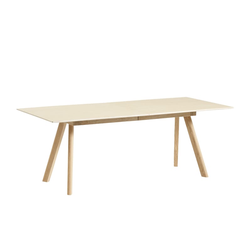 Mobilier - Tables - Table à rallonge CPH 30 / L 200 à 400 x larg. 90 cm - Chêne - Hay - Chêne laqué mat / Piètement chêne - Chêne massif, Contreplaqué