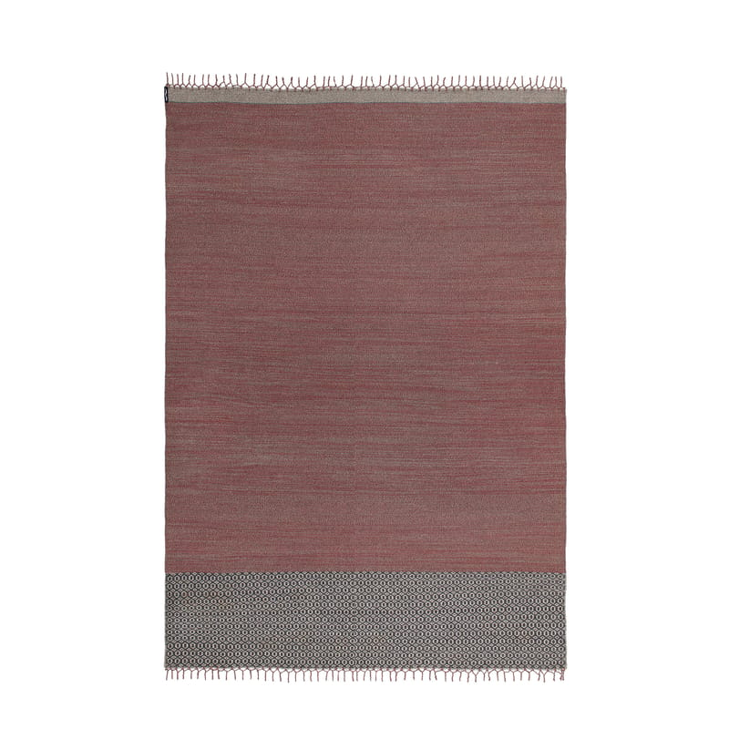 Décoration - Tapis - Tapis d\'extérieur Mustache - SA  rouge marron / Tissé main - 300 x 400 cm - Kristalia - Terracotta brown - Polypropylène