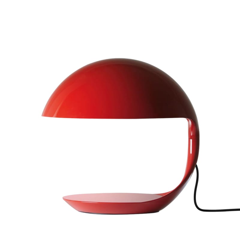 Luminaire - Lampes de table - Lampe de table Cobra plastique rouge / Edition limitée 50 ans - Elio Martinelli , 1968 - Martinelli Luce - Rouge - Résine