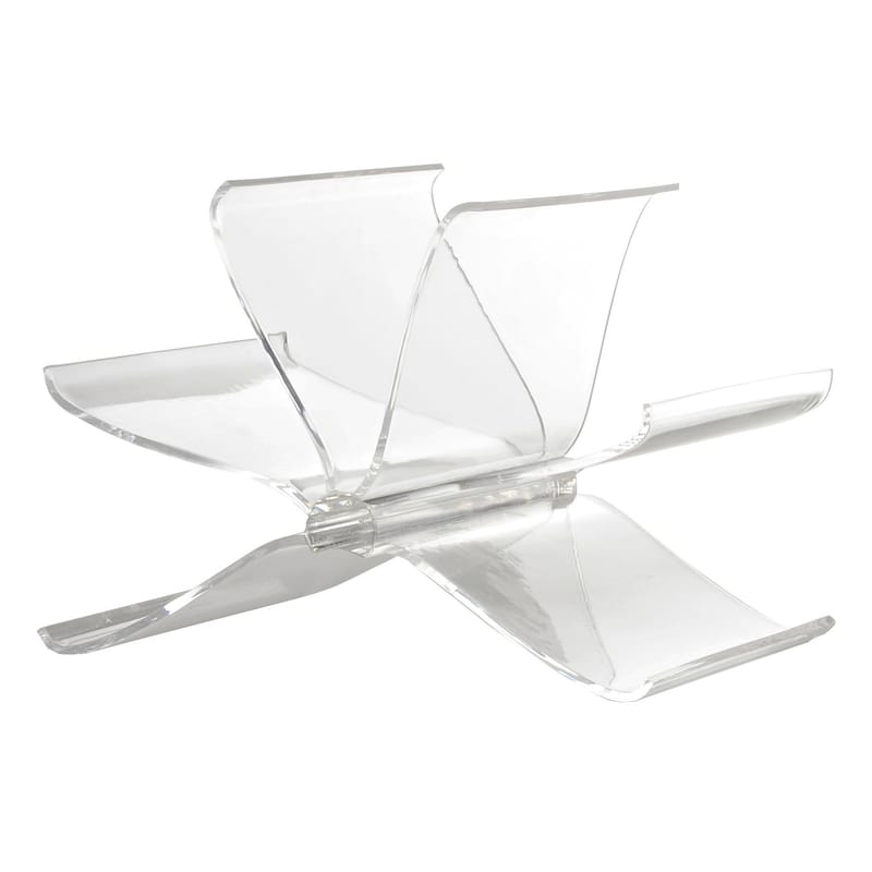 Decoration - Office - Front Page Magazine holder plastic material transparent - Kartell - Cristal - PMMA