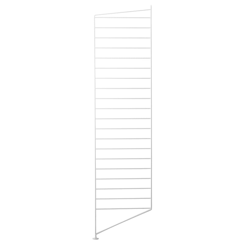 Mobilier - Etagères & bibliothèques - Montant de sol String® System / H 115 x P 30 cm - à l\'unité - String Furniture - Blanc - Acier laqué