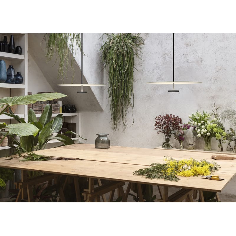 Vibia Flat LED Pendant green Made In Design UK