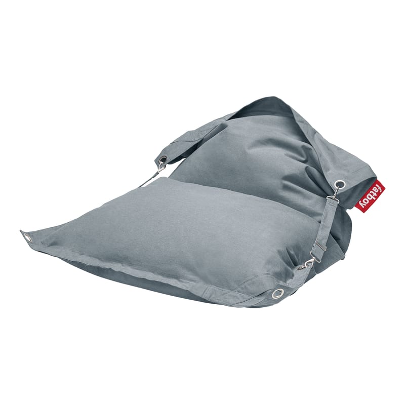 Blue outlet outdoor pouf