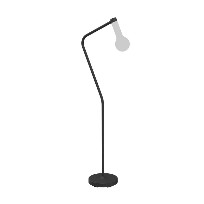 Luminaire - Lampadaires - Accessoire  métal noir / Pied de lampadaire pour lampe sans fil Aplô LED - Fermob - Carbone - ABS, Aluminium