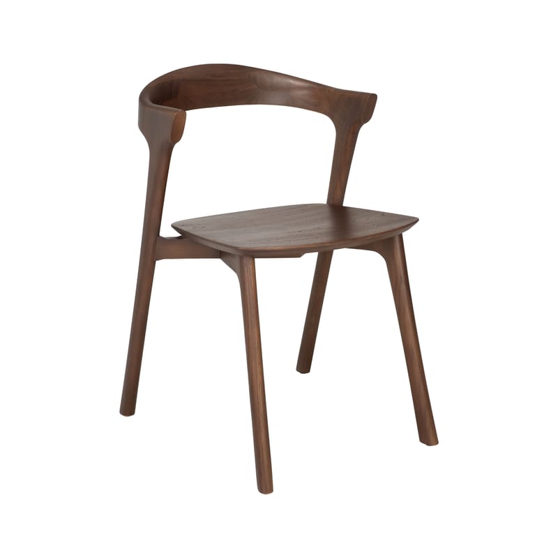 Mobilier - Chaises, fauteuils de salle à manger - Chaise Bok Indoor bois marron - Ethnicraft - Teck brun - Teck massif teinté brun