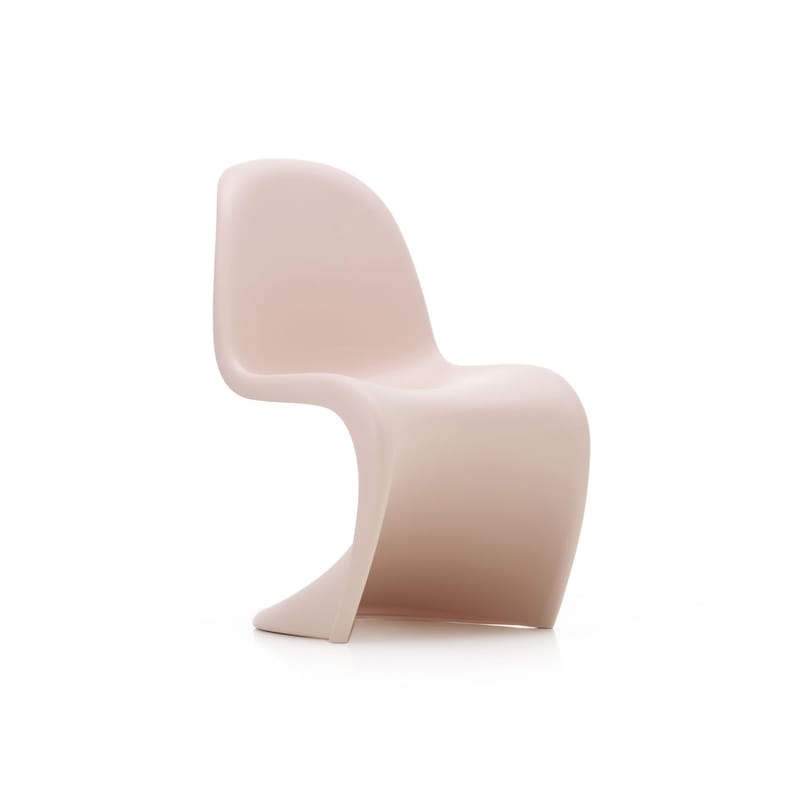 Möbel - Möbel für Kinder - Kinderstuhl Panton Junior plastikmaterial rosa / By Verner Panton, 1959 -  Polypropylen - Vitra - Zartrosa - Gefärbtes Polypropylen