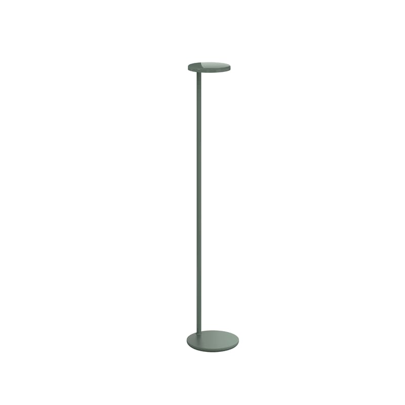 Luminaire - Lampadaires - Lampadaire Oblique LED métal vert - Flos - Vert Sauge brillant - Aluminium