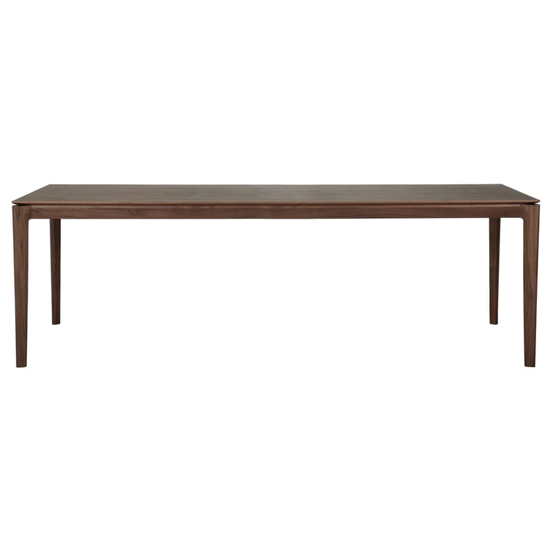 Mobilier - Tables - Table rectangulaire Bok bois marron / 240 x 100 cm - 10 personnes - Ethnicraft - Teck brun - Teck massif teinté brun