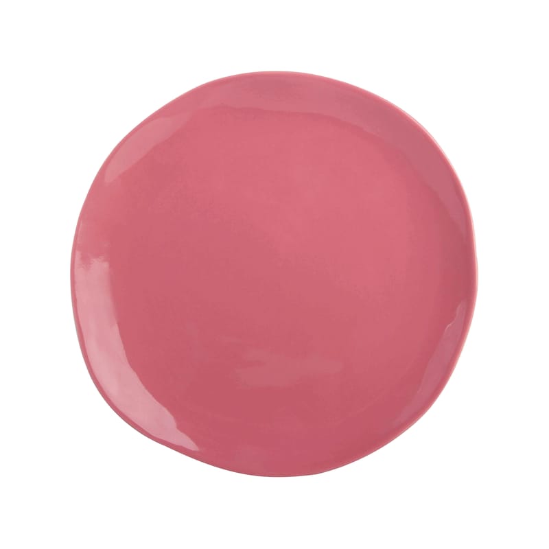 Table et cuisine - Assiettes - Assiette  céramique rose / Ø 22 cm - & klevering - Rose - Porcelaine