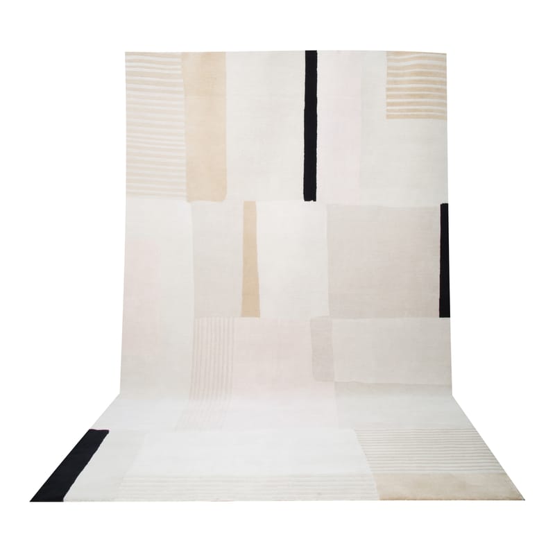 Décoration - Tapis - Tapis Boro Large  beige / 200 x 300 cm - Maison Sarah Lavoine - Beige - Coton, Laine
