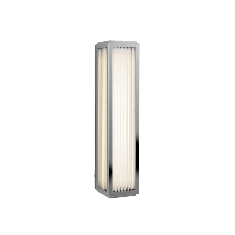 Luminaire - Appliques - Applique Boston LED verre métal / Lamelles de verre - H 37 cm - Astro Lighting - Chromé - Acier, Verre