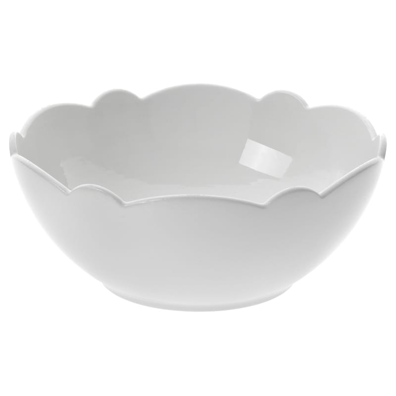 Table et cuisine - Saladiers, coupes et bols - Bol Dressed céramique blanc / Ø 15 cm - Alessi - A l\'unité / Blanc - Porcelaine